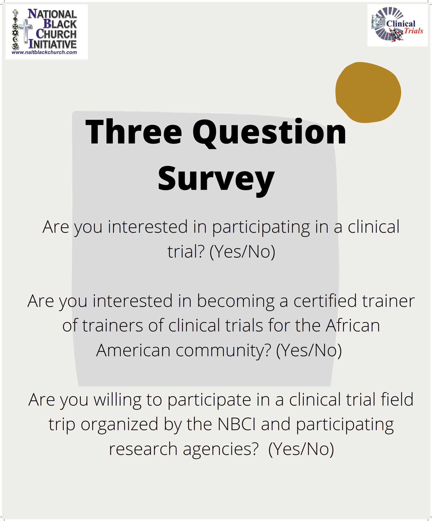 Clinical Trials Poster